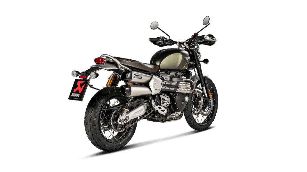 Akrapovic Slip-On Exhaust Triumph Scrambler 1200 Akrapovic Slip-On Exhaust Triumph Scrambler 1200